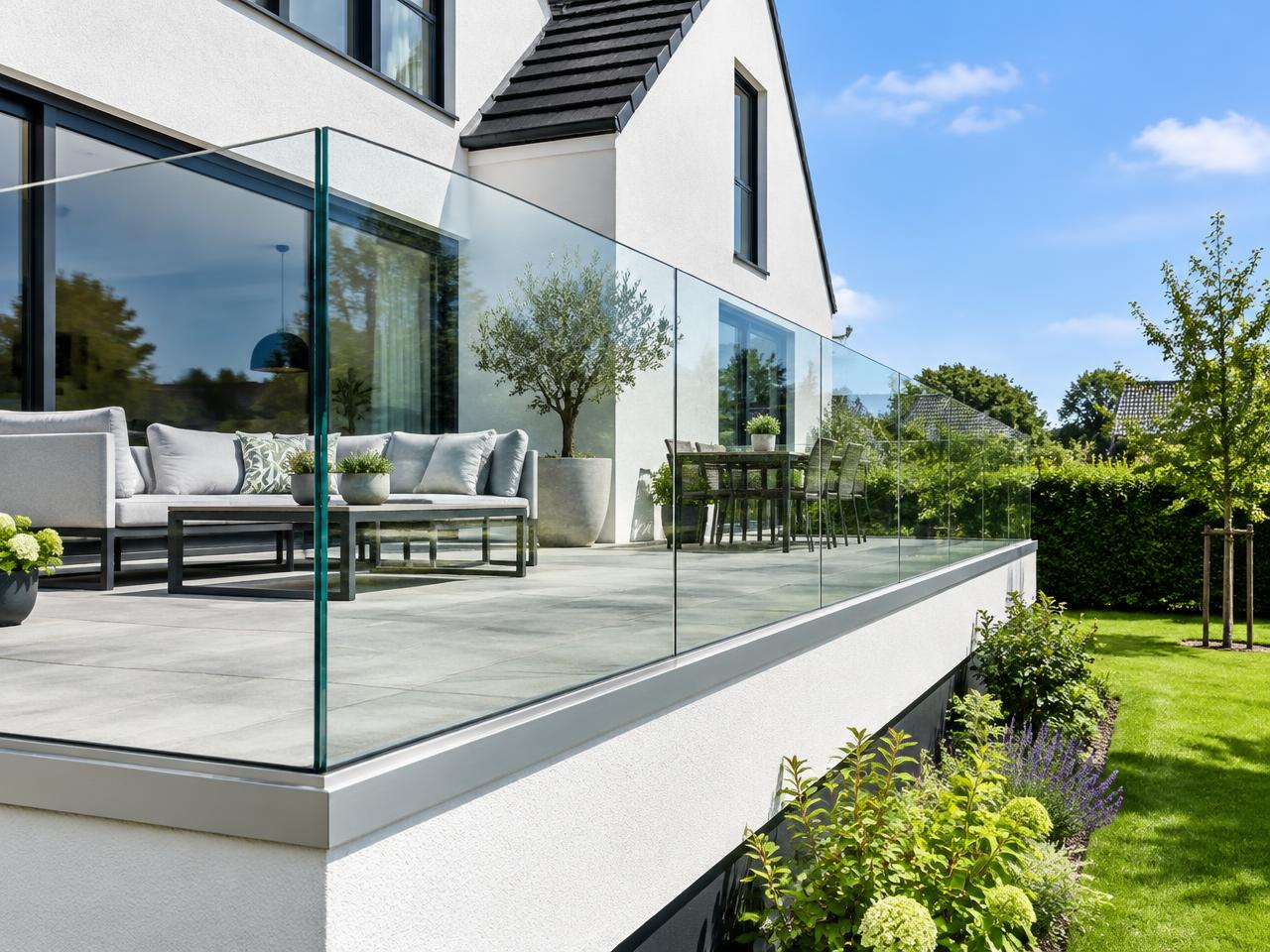 Balustrades en luifels